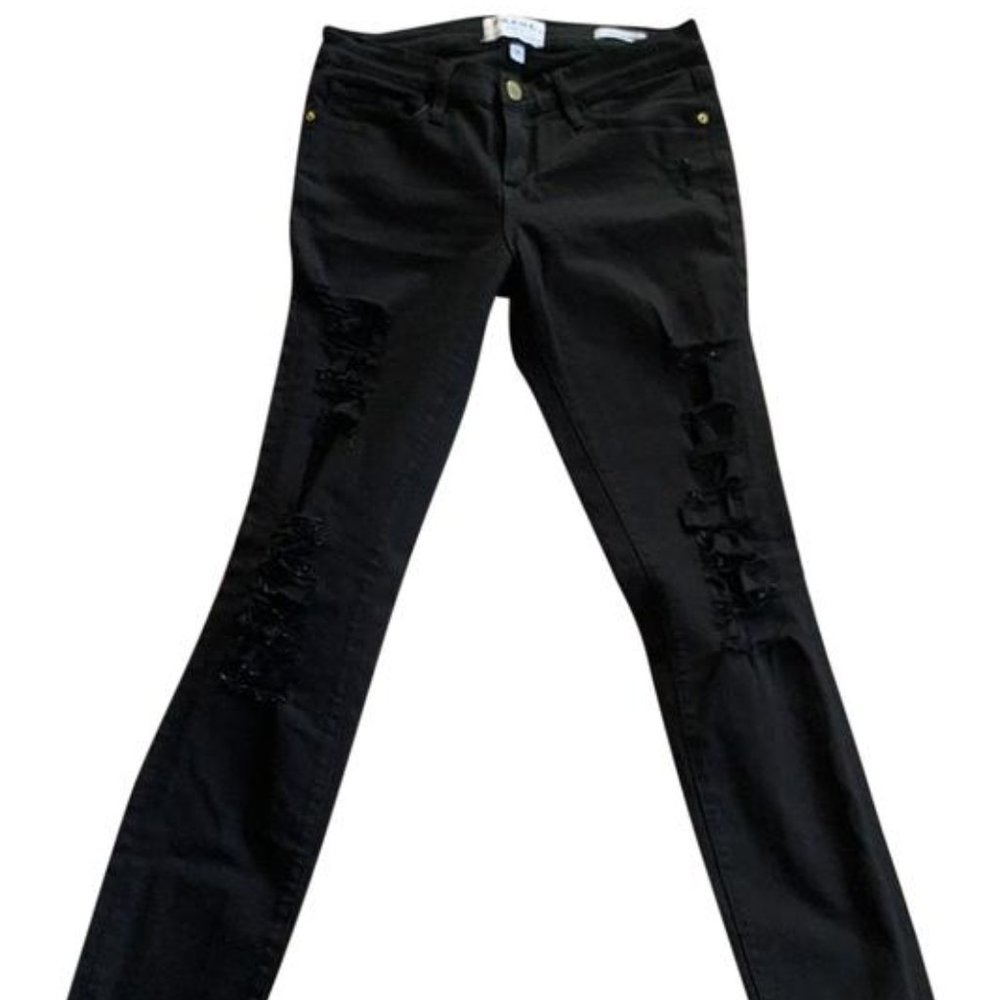 Distressed ‘le Color Rip’ Skinny Jeans